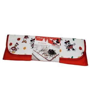 New Disney Dish Drying Mat Polyester 18 x 24" Mickey Minnie Mouse Pluto Goofy